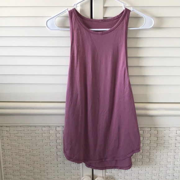 SOLD Lululemon tank top high neck pink yoga 4 6 - Picture 5 of 6